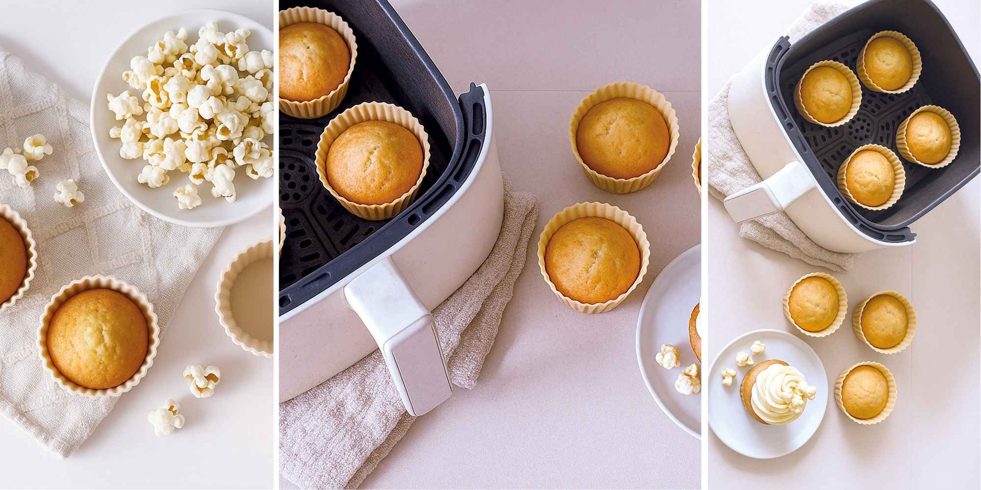 Cupcakes financiers au Air Fyer - ScrapCooking